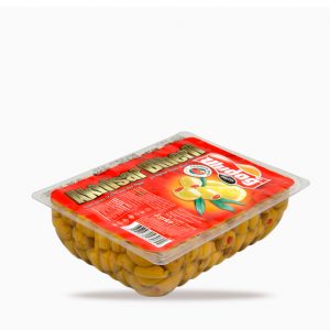 Biber Dolgulu Yeşil Zeytin 800 g Vakum
