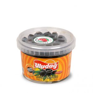 Doğal Yağlı Sele Siyah Zeytin 1000 g Orta Boy Kova